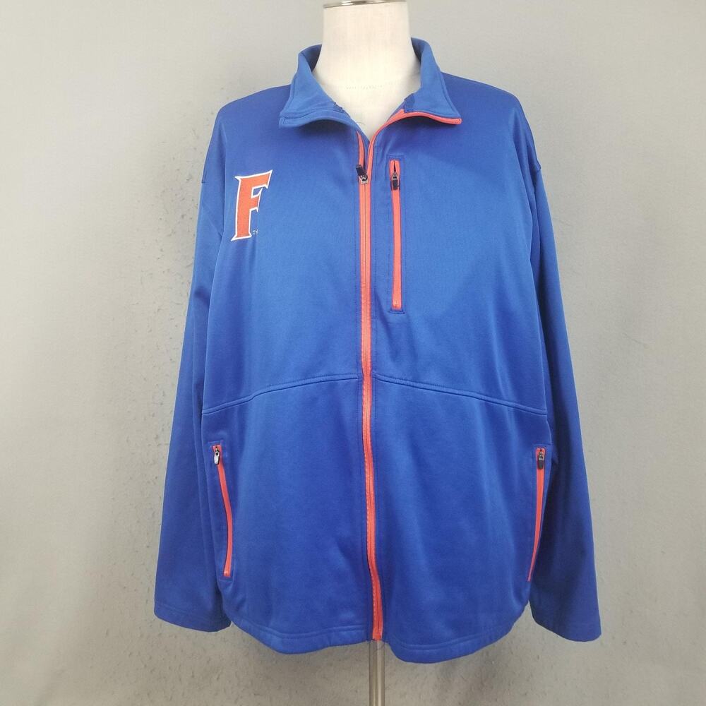 Florida Gators Jacket Mens 2XL Blue College Football Rivalry Threads Full Zip